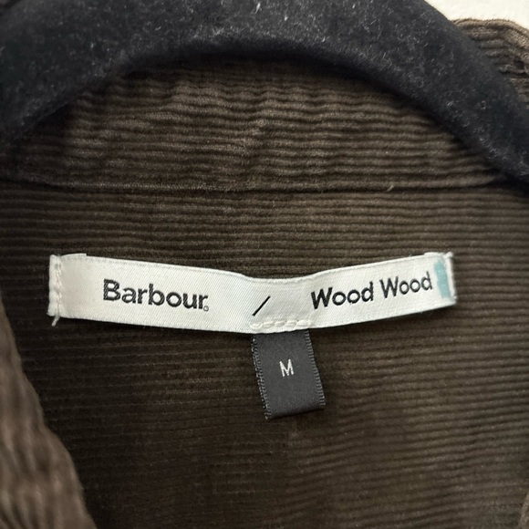 Barbour Brown Corduroy Button-Up Shirt / light jacket- men’s medium - Picture 2 of 5